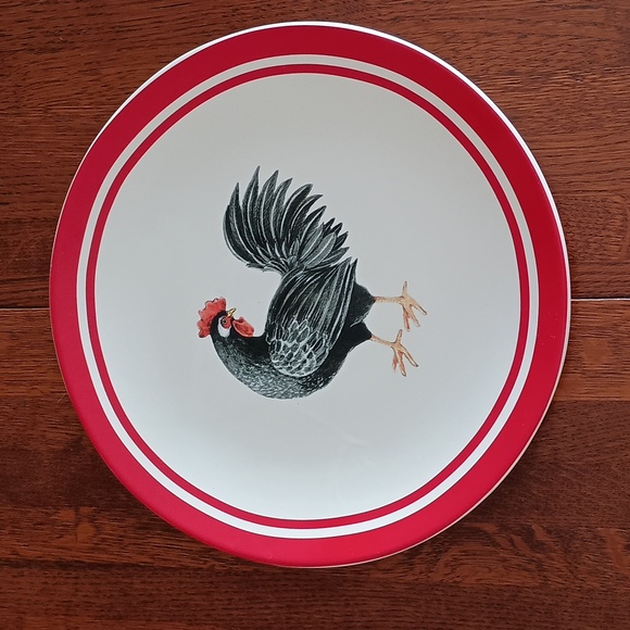 Certified International Homestead Susan Winget Rooster Dinner Plate b925 - Picture 1 of 3